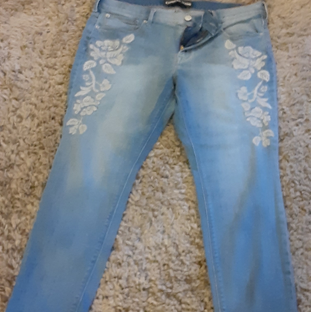 Express cropped jeans